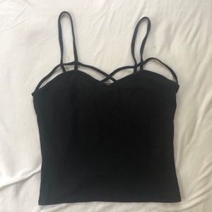 Tight strappy tank top